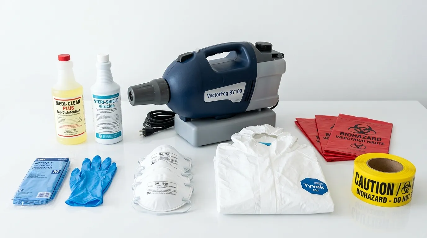 Professional biohazard remediation crew working in Mount Arlington